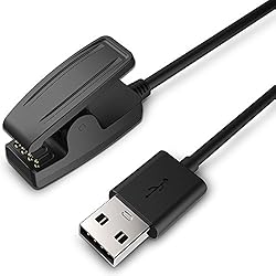 TUSITA Cargador para Garmin Forerunner 35 230 235 630 645 Music 735XT, Approach G10 S20, Vivomove HR - USB Cable De Carga 100cm - GPS Relojes Accesorios