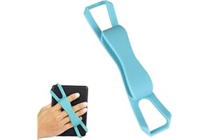 ZhaoCo Anti-Glissement Silicium Dragonne Support de Poignée de Doigt Universel pour 6" / 6.8'' / 7'' Kindle liseuses/Kobo/Sony eBook (Bleu (Nouvelle Version))