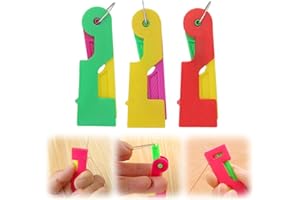 GENERIC Needle Threader, Plastic Hand Sewing Needles, DIY Needle Threaders, Automatic Needle Threaders for Hand Sewing and DIY Needle Threader Tool (3)