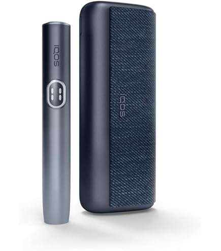 IQOS ILUMA i PRIME in Midnight Black con cover in silicone Lake Blue- Il  nuovo riscaldatore di tabacco di IQOS come alternativa alla sigaretta con  accessori originali : Amazon.it: Elettronica