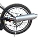 Produktbild FADDR Fahrrad-Auspuff-Soundsystem, Fahrrad-Turbo-Auspuffrohr mit Geräuscheffekt Motorrad-Geräuschhersteller Fahrradzubehör 35 x 7,5 cm(wie das Bild)