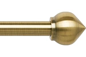 BOOM JOG Barra de cortina extensible de latón envejecido de 76 cm a 200 cm, riel de cortina ajustable de 30 a 80 pulgadas, incluye postes, remates de bola, soportes de 3 piezas, kits de herramientas