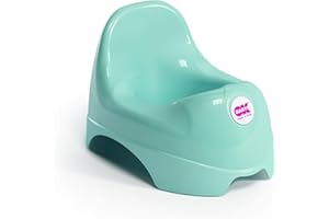 OKBABY Relax - Vasino per Bambini con Seduta Ergonomica e Schienale Rialzato - Azzurro