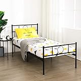 Das Bettgestell mit Lattenrost ist zerlegt verpackt und geliefert, leicht augefbaut und abgebaut mit der deutlichen Anleitung.