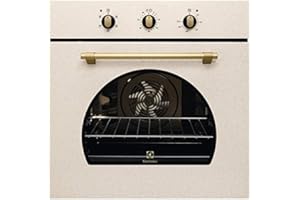 Electrolux - Four multifonction FR 53 S finition sable avec boutons finition bronze de 60 cm