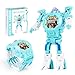 Produktbild Kinder Roboter Spielzeug, Digitaluhr für Kinder 2 IN 1 elektrische Armbanduhr, Robot Watch für Schule Geschenk (blau + rot)
