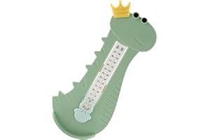 PANYI FußMessgeräT Kinder SchuhmessgeräT Kinder SchuhgrößEnmesser Dinosaurier-Kreation fur Kinder, GrüNes Design Zum Messen Der SchuhgrößE fur Kinder (0–8 Jahre)