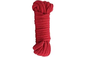 Doc Johnson Cuerda Bondage Cotton Rope Japanese Color Rojo - 200 gr
