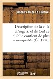 Image de Description de la ville d'Angers, et de tout ce qu'elle contient de plus remarquable