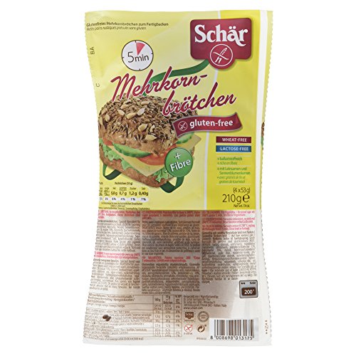 Preisvergleich Produktbild Schär Mehrkornbrötchen, 4 Stück, 210 g