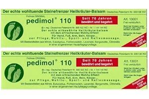 2 x Pedimol 110 Steinefrenzer Heilkräuter-Balsam by Friedrich Frohne GmbH