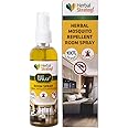 Herbal Strategi Mosquito Repellent Room Spray - 100ml (Pack of 2) | Proven effective against mosquitoes causing Dengue Malaria | 100% Herbal and Chemical free | Baby and Pet safe | Ayush certified