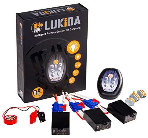 Preisvergleich Produktbild MySyS LUKIDA – 12 Volt DC Lichtsteuerungssystem Funkdimmer für Wohnwagen, Wohnmobile, Gartenhäuser und Boote