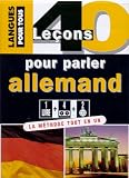 Image de 40 leçons pour parler allemand (coffret 1 livre, 4 cassettes audio et 2 CD)