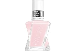 essie Długotrwały lakier do paznokci z błyszczącym wykończeniem, manicure bez światła UV, Gel Couture, kolor: nr 484 matter of fiction, różowy, 1 x 13,5 ml