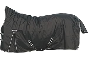 CATAGO Outdoordecke Justin für Pferde, 150g - schwarz - 145 cm