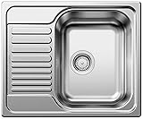 spülmaschine 40 cm miele reversible Edelstahl-Spüle, d. h. Tropffläche kann nach rechts oder links ausgerichtet werden