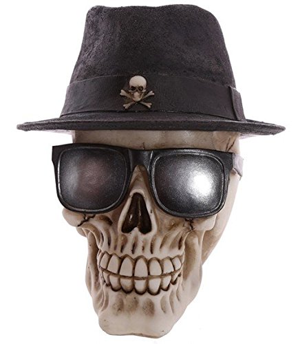 Preisvergleich Produktbild Deko Totenkopf Thrilly Hut