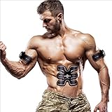 【Smart EMS Fitness】 Entrenador de abdominales para entrenamiento muscular y adelgazamiento corporal. Este entrenador muscular puede ayudar a tensar y fortalecer sus músculos, puede obtener una mejor figura corporal después del uso consecutivo de tóner abdominal durante aproximadamente 2 meses