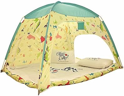 TING- Children's Game Tent Cartoon Dinosaur Pattern Yellow Warmth Modeling Ocean Ball House Indoor And Outdoor Toys Big Tent Beach Tents (Does Not Contain Pillow And Other Decorations) ( Size : XL )
