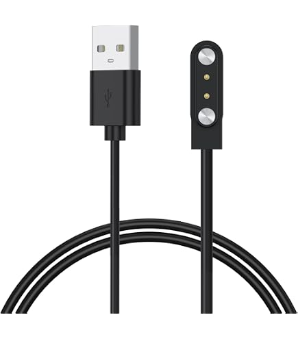 2 Pezzi Caricatore Magnetico Compatibile per Xiaomi Redmi Watch 3/2 / Mi Band 7 Pro, Cavo di Ricarica USB, Accessorio Caricabatterie per Smartwatch, Carica Rapida e Sicura, Compatto e Leggero 1M, Nero