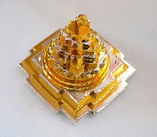 Vastu4Life BLESSED &amp; ENERGIZED Sri Meru Yantra 3D with 11 Plates in Panchdhatu (Mixture 5 metals)-2Lx2Wx2H Inches-For Spiritual powers, Inner Doshas &amp; Enormous wealth by Vastu4Life