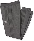 3 stripe logo to legs adidas Originals SPO Hombres Sports Fleece Pantalones Jogger (Dark Grey, S)