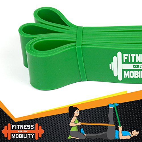 CKB LTD® Fitness Resistance Band SINGLE BAND | Widerstandsbänder | Fitnessbänder Trainingsbänder für Bodybulding Yoga Krafttraining Powerlifting & Fitness – Für Frauen und Männer geeignet, zur Unterstützung des Trainings und bei Klimmzügen, Calisthenics Gymnastik Pull-Up Klimmzughilfe | Professionelle Latex Widerstand Bänder - 3