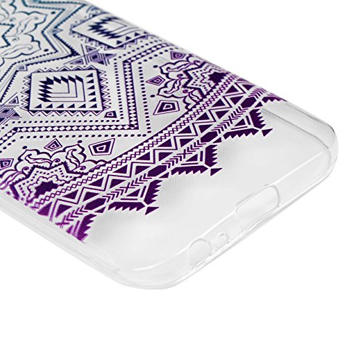 Badalink für Samsung Galaxy A5 (2017) Hülle Schutzhülle Bunt Silikon Weicherem Gummi Bumper für Samsung Galaxy A5 A520F – Fünfzackigen Stern Style Cover Handyhülle Schale TPU - 6