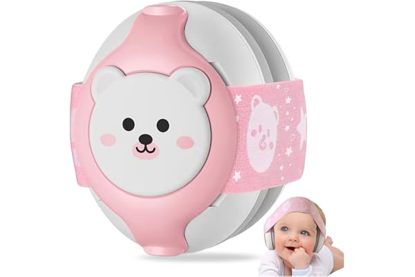 Générique Casque anti-bruit bebe jusqu'à 36 mois-Excellente protection Auditive - Optimisez le Repos en Déplacement pour votre enfant jusqu'à 25 dB - Ajustable et Confortable-Certifié CE
