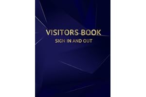 Visitors Book Sign In and Out: Track and Trace Visitor Log Book | Records Name, Email, Phone, Time In/Out & Signature for Business