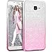 Produktbild Bling Bling Samsung Galaxy A5 Hülle [2016 Version], TheBlingZ.® Bling Bling Strass Glitzer TPU Hybrid Schutzhülle für Samsung Galaxy A5 (2016) - Pink Shading