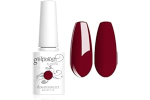 Vishine Manucure Vernis à ongles Semi-permanent Soak Off UV LED Gel Polish Nail Gel Bordeaux #1847