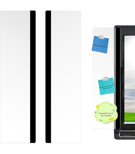 2 Stück Acryl Memo Boards Für Monitor - Notiztafeln Für Computer Bildschirm
