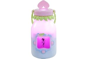 GOT2GLOW FAIRIES Got2Glow Fairy Finder - Electronic Fairy Jar Catches 30+ Virtual Fairies - Got to Glow (Pink),4.5 x 4.5 x 7 inches, 1 x WowWee Got 2 Glow Fairies Toy, Pink