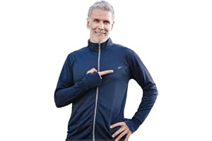 BLUE TYGA Sunscreen Jacket with UV Protection UPF 50+ Jacket with Breathability & Coolrush Technology Lightweight Jackets for Men
