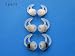Produktbild 3Pack S/M/L In-Ear Movement Earphone Soft Silicone Sets for QuietComfort 20, QuietComfort 20i, QC20 and QC20i In Ear Earphonesclear-clear(Style 2)