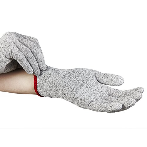 Lumaland Schnittschutzhandschuhe Arbeitshandschuhe Schutzklasse 5 verschiedene Größen S - 2