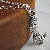 Die kleine Meerjungfrau silber Halskette