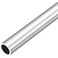 DMiotech (26mm OD x 20mm ID) 6063 Aluminum Round Tube 300mm Length Industry Metal Tubing for Machinery Frame Construction DIY Projects