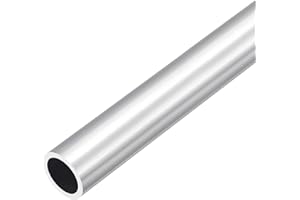 DMiotech (26mm OD x 20mm ID) Tubo Redondo de Aluminio 6063 de 300mm de Longitud para Construcción de Estructuras Metálicas en la Industria y Proyectos de Bricolaje