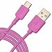Produktbild Spyrox - HTC U Ultra 1 Meter Typ-C USB Daten / Ladekabel - Pink
