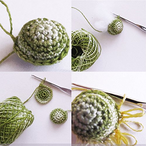 Anpro Häkelnadel Set mit 100 pcs Stricknadeln Zubehöre und Tasche in verschiedenen Größen - 6