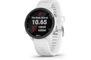Garmin Forerunner 245 Music, GPS, Wi-Fi, EU/PAC, White/Black, (Reconditionné)