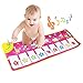 Produktbild BelleStyle Musical Teppich, Baby Musical Piano Spielteppich Matte Musikinstrument Spielzeug Touch Spiel Keyboard Gym Play Mat für Kinder (Lila)