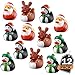 Price comparison product image Kompanion 12 Piece Assorted Christmas Ducks Set for Children's Christmas Toys, Stocking Stuffers and Party Bag Fillers