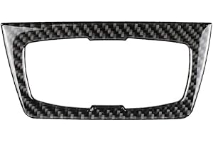 Carbon Fiber Headlight Switch Cover, Morechioce Carbon Fiber Auto Panel Decoration Cover Trim Auto Decor Accessories Compatible with 3 Series F30 2013-2018 F34 2013-2017