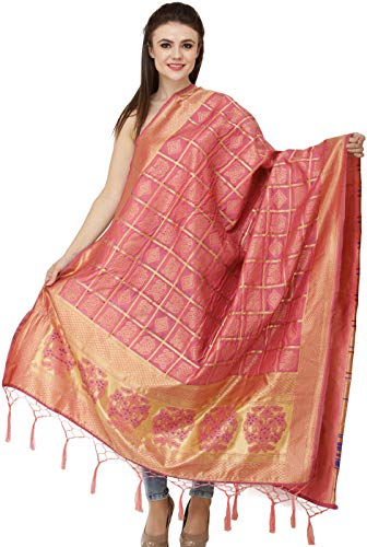 Exotic India Women's Art Silk Dupatta