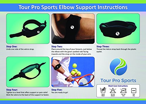 2-PACK-Golfers-Elbow-and-Tennis-Elbow-Arm-Support-with-EVA-Compression-pad-for-Pain-Relief-Waterproof-Unisex-versatile-design-as-worn-by-Pro-Golfers-Medical-Grade-the-support-is-the-perfect-treatment-