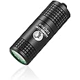 Mini Torch EDC , Keyring Torch Rechargeable, LED Flashlight LUMINTOP EDC Pico, Super Bright Micro Rechargeable with Built-in Battery and USB Cable (black)